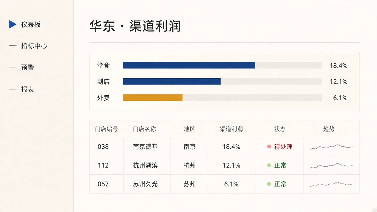 云析 BI 仪表板
